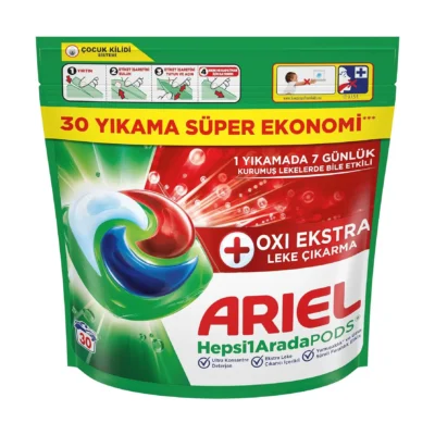 بالشتک لباسشویی آریل All in One بسته 30 عددی