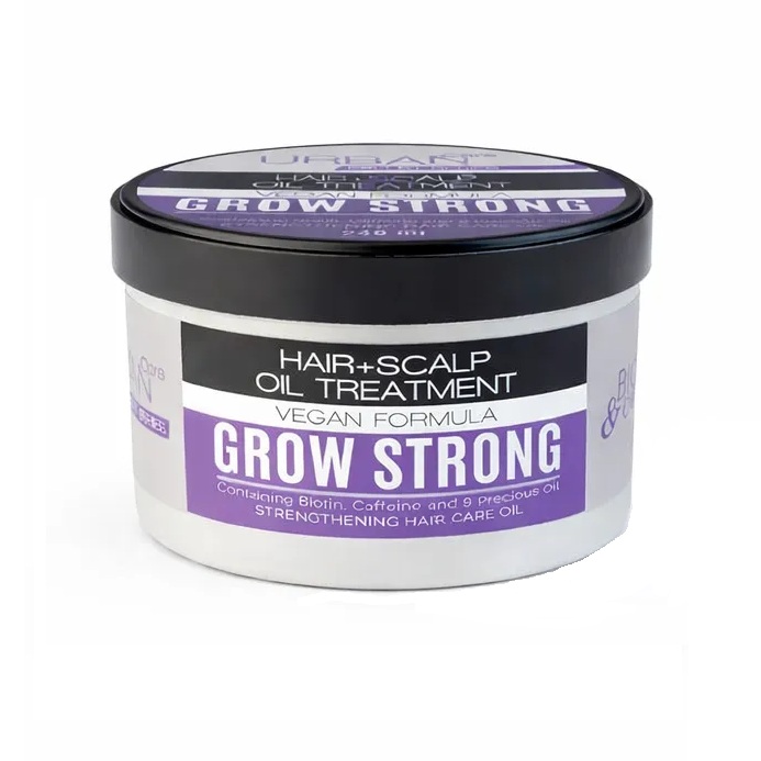 urban-care-hoofdhuid-oil-treatmenti-strong-masokala.com_-1 روغن تقویتکننده مو و پوست سر اوربن کر Grow Strong حاوی بیوتین و کافئین 240 میلیلیتر - تصویر 1