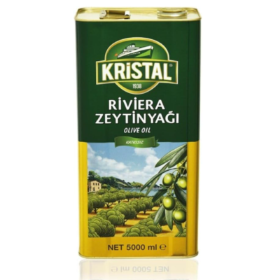 روغن زیتون کریستال ریویرا 5 لیتری