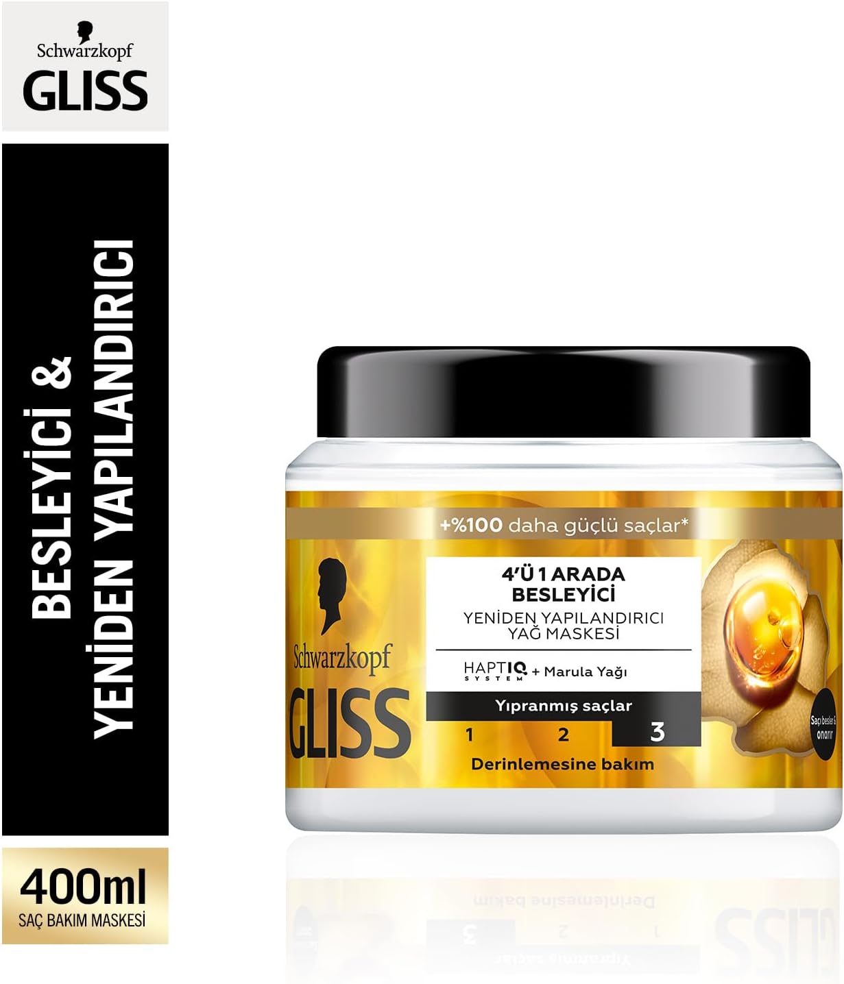 61cXWrjhjML._AC_SL1500_ ماسک مو تغذیهکننده گلیس مناسب موهای خشک و آسیبدیده حجم 400 میل - تصویر 1