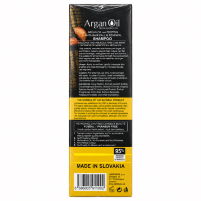 شامپو آرگان لایتنس Lightness Argan Oil & Protein حجم 900 میل - تصویر 2