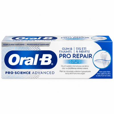 خمیر دندان اورال بی Oral-B ProScience Advanced Gum & Enamel Pro Repair Fresh White حجم 75 میل