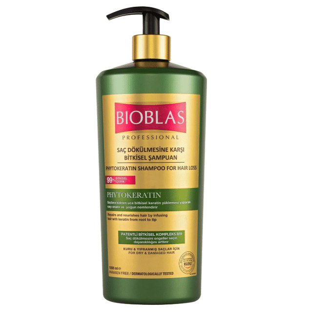 شامپو بیوبلاس- خشک شامپو ضد ریزش و ترمیمکننده فیتوکراتین بیوبلاس Bioblas Phytokeratin حجم 1000 میل - تصویر 1