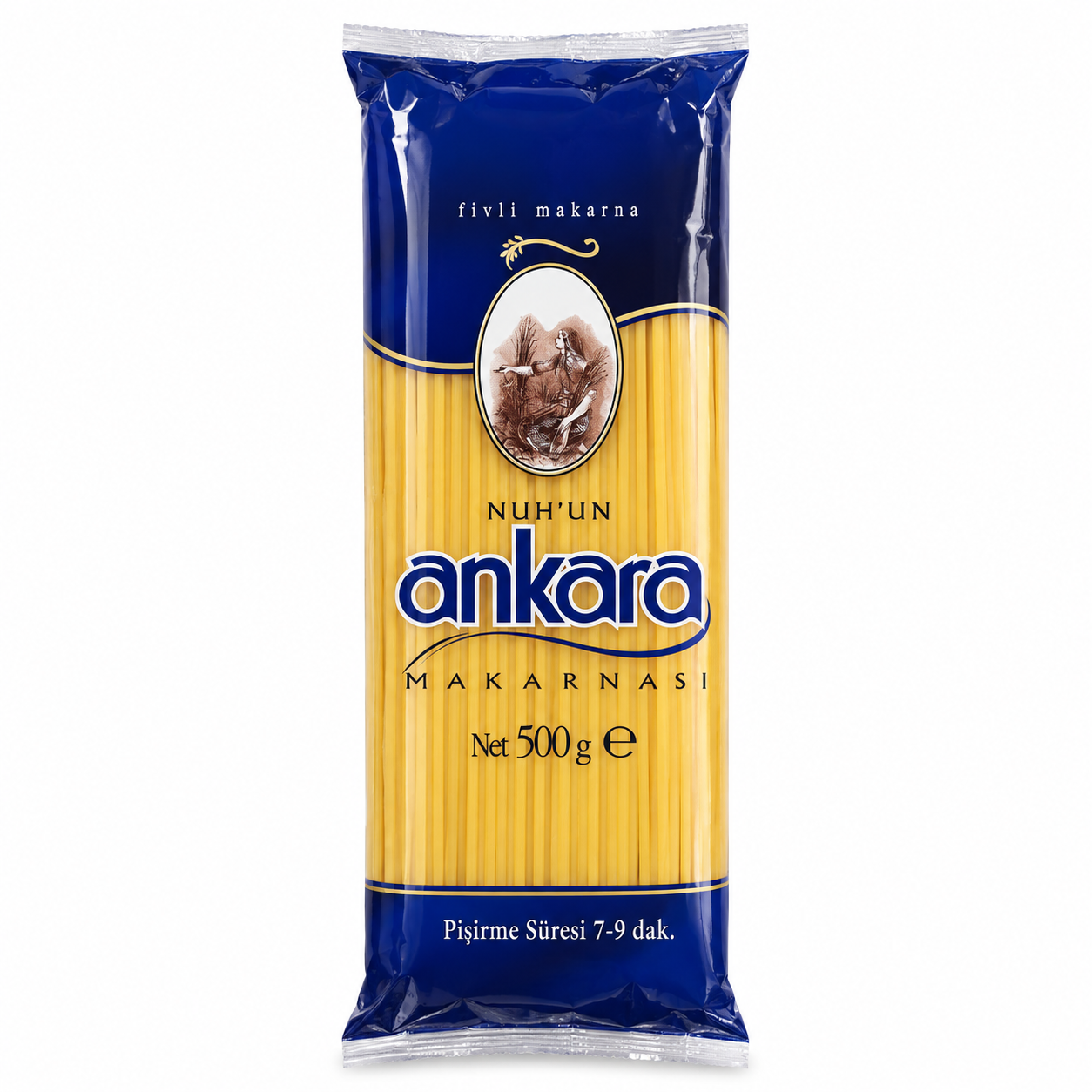 ماکارونی اسپاگتی نوح آنکارا Nuh’un Ankara Spaghetti حجم 500 گرم ماکارونی اسپاگتی ضخیم نوح آنکارا حجم 500 گرم - تصویر 1