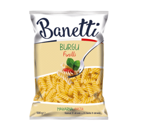 ماکارونی بانتی-فوسیلی ماکارونی فوسیلی بانتی Banetti Fusilli وزن 500 گرم - تصویر 1