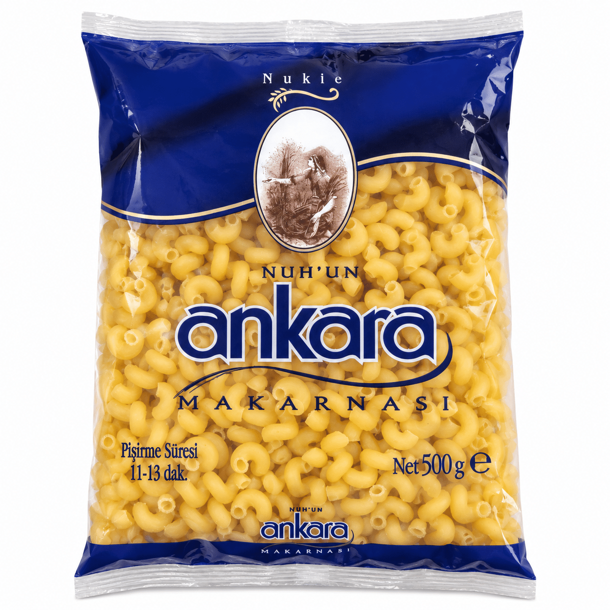 ماکارونی فرمی آنکارا Nuh’un Ankara مدل Bukle وزن 500 گرم ماکارونی فرمی آنکارا Nuh’un Ankara مدل Bukle وزن 500 گرم - تصویر 1