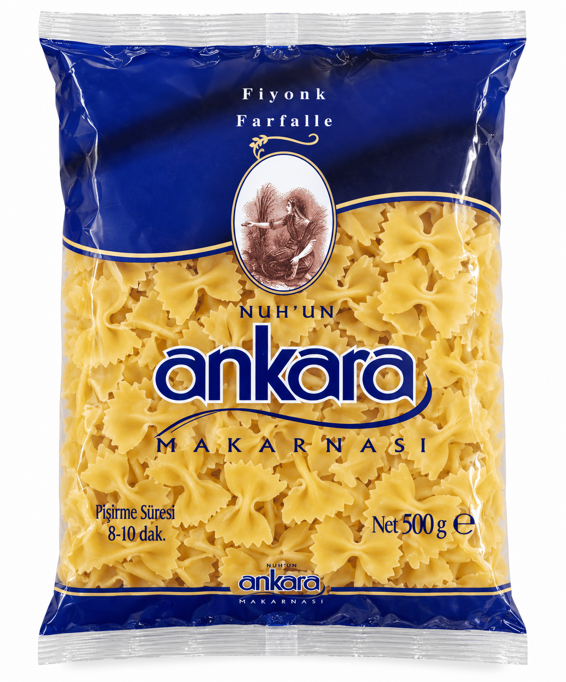 ماکارونی پاپیونی آنکارا Nuh’un Ankara Farfalle وزن 500 گرم ماکارونی پاپیونی آنکارا Nuh’un Ankara Farfalle وزن 500 گرم - تصویر 1