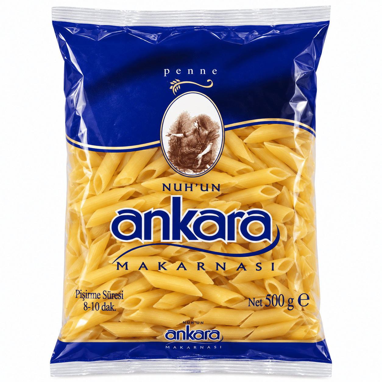 ماکارونی پنه نوح آنکارا Nuh’un Ankara Penne وزن 500 گرم ماکارونی پنه نوح آنکارا Nuh’un Ankara Penne وزن 500 گرم - تصویر 1