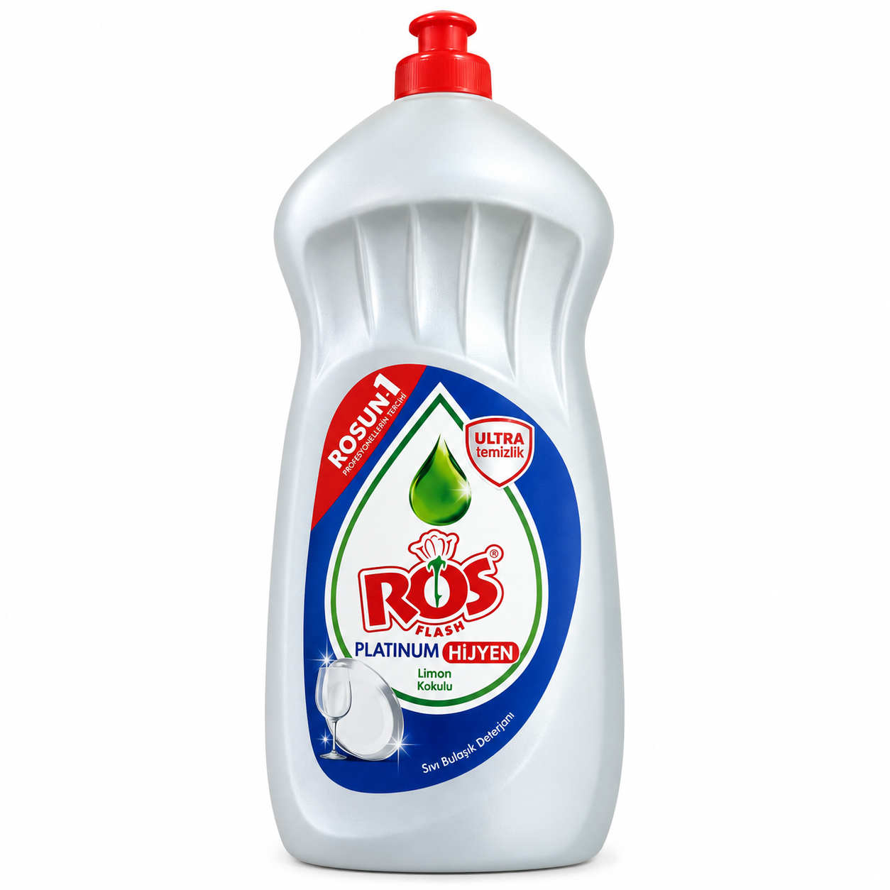 مایع ظرفشویی رز فلش ROS Flash Platinum Hijyen رایحه لیمو حجم 1500 میل مایع ظرفشویی رز فلش ROS Flash Platinum Hijyen رایحه لیمو حجم 1500 میل - تصویر 1