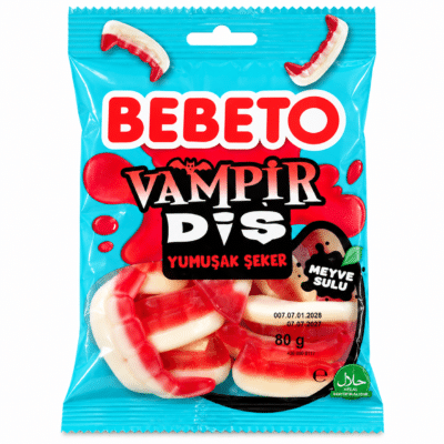 پاستیل دندان خون‌آشام ببتو Bebeto Vampir Diş وزن 80 گرم