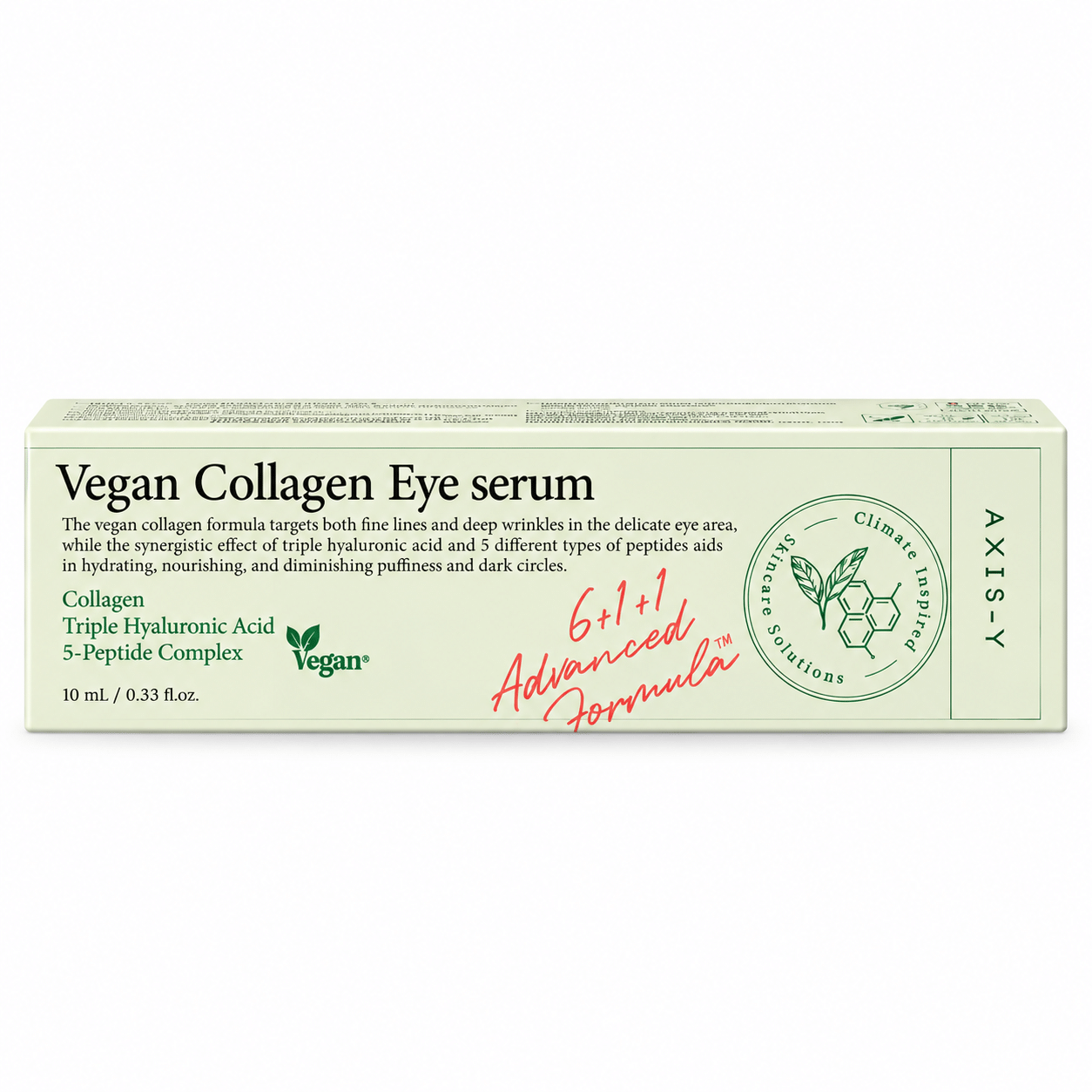 سرم دور چشم کلاژن وگان اکسیس وای AXIS-Y Vegan Collagen Eye Serum حجم 10 میل سرم دور چشم کلاژن وگان اکسیس وای حجم 10 میل - تصویر 1